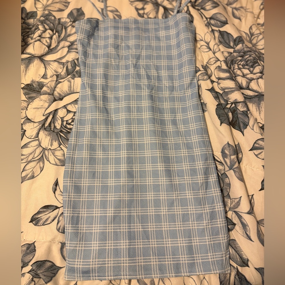 Blue Plaid Women's dress